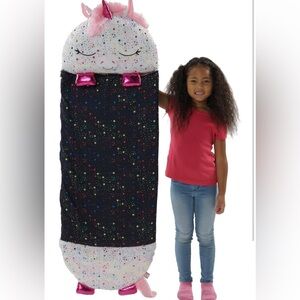 Happy Nappers Shimmer Unicorn Pillow and Sleeping Bag (Medium)